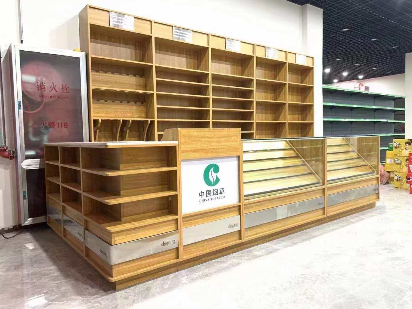 元宝区烟酒柜仓储货架 - 方案